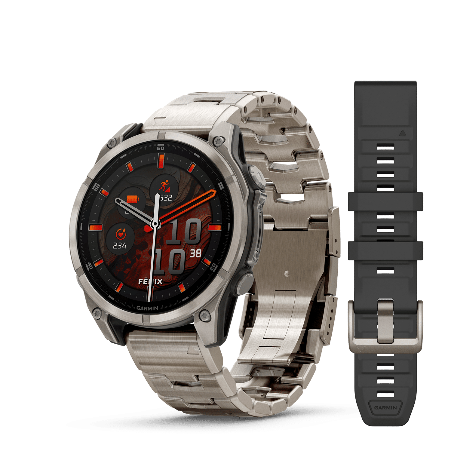 Garmin fēnix® 8–47 mm, AMOLED - 010-02904-40