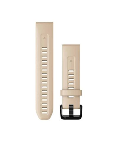 Garmin QuickFit® 20-klokkeremmer - Kalksteinsfarget silikon