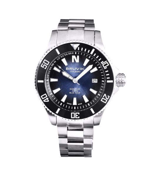 Bruvik Svalbard 43mm Blue Hour