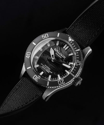 Bruvik Svalbard Arctic Fjords Black Wave Dial 41mm - Bilde 2