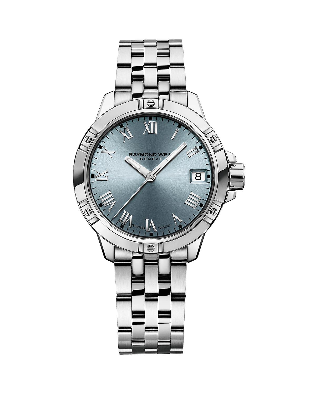 Raymond Weil Tango Classic Ladies Quartz Blue Dial Steel Date Watch 30mm - 5960-ST-00500
