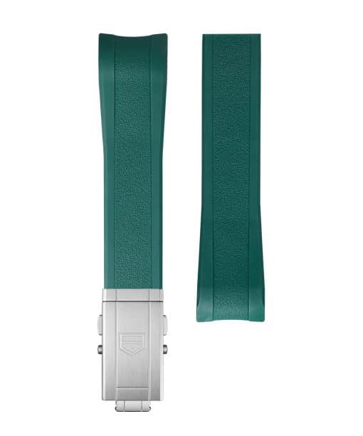 TAG Heuer Aquaracer 42mm Green Rubber Strap - BT6344