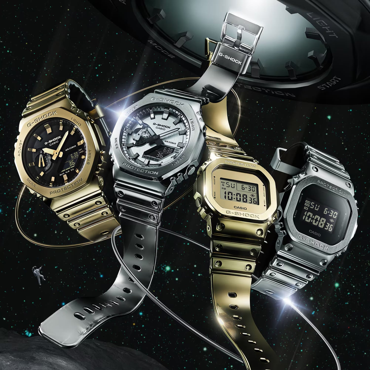 G-Shock Fine Metallic Series G-Steel 44mm - GM-2100YMG-9AER - Bilde 7