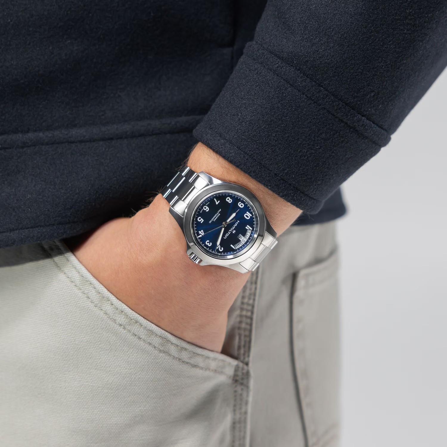 Hamilton Khaki Field King Day-Date 40mm - H64475140 - Bilde 8