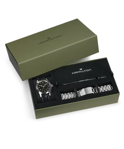Hamilton Khaki Field Murph Auto Bracelet Bundle 42mm - H70605732