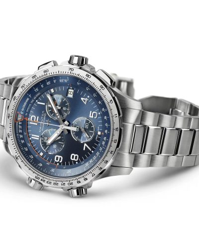 Hamilton Khaki Aviation X-Wind GMT Chrono Quartz 46MM - H77922141 - Bilde 3
