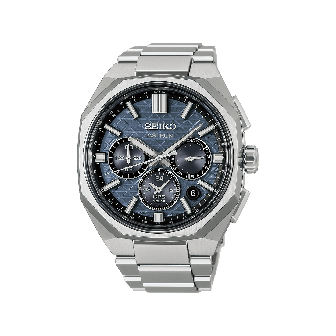 Seiko Astron GPS Solar Dual-Time Chronograph 43.4mm - HAB001J1