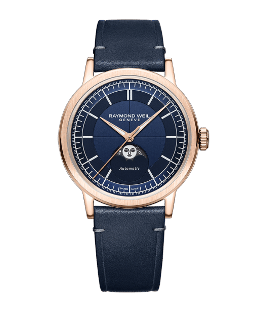 Raymond Weil Millesime Automatic Moon Phase 39.5mm - 2945-PC5-50001