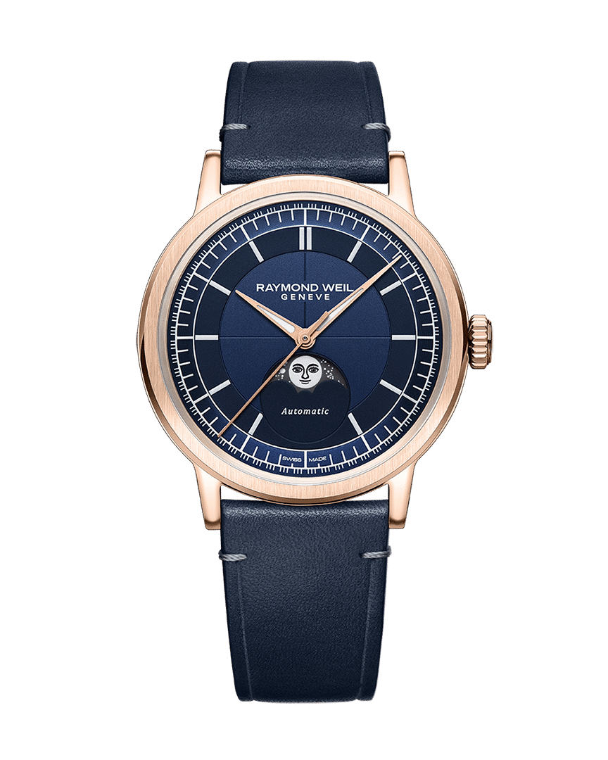 Raymond Weil Millesime Automatic Moon Phase 39.5mm - 2945-PC5-50001