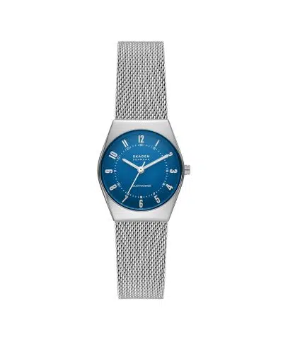 Skagen Grenen Lille Solar-Powered Stainless Steel Mesh Watch - SKW3080