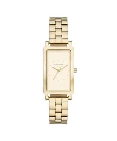 Skagen Hagen Lille Three-Hand Gold Stainless Steel Tank Watch - SKW3098