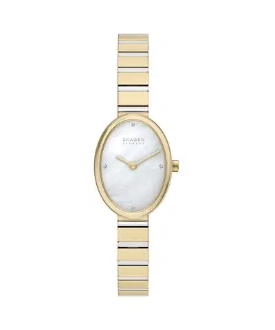Skagen Anita Oval Two-Hand Two-Tone Stainless Steel Watch - SKW3183