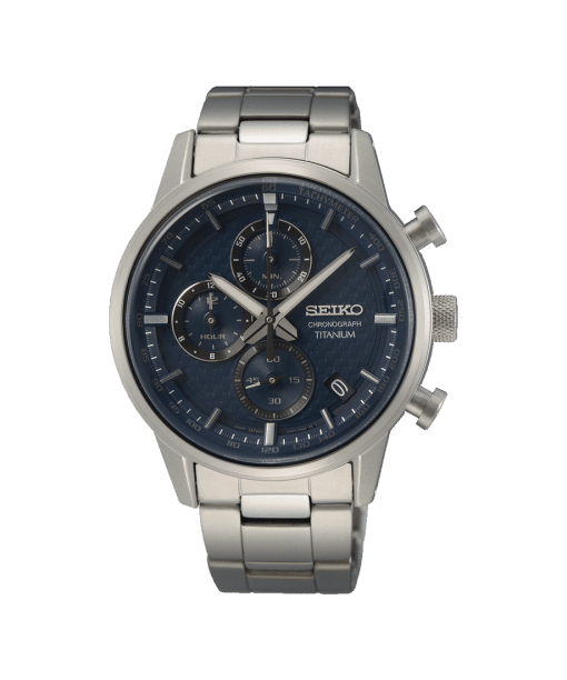 Seiko Quartz Titan Chronograph 41.6mm - SSB387P1