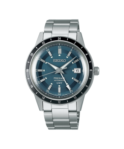 Seiko Presage Style60's 'Petrol Blue' Road Trip GMT - SSK009J1