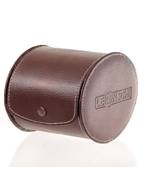 Leanschi Oval-shaped transportation pouch for 1 large watch