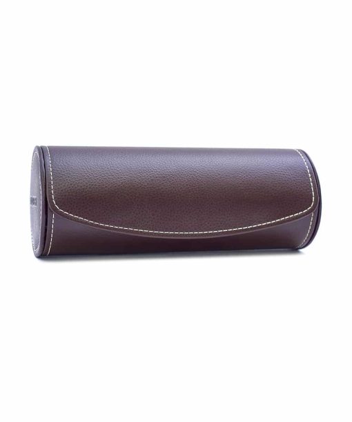 Leanschi Watch-Roll for 3-4 watches | chocolate brown PU-leather